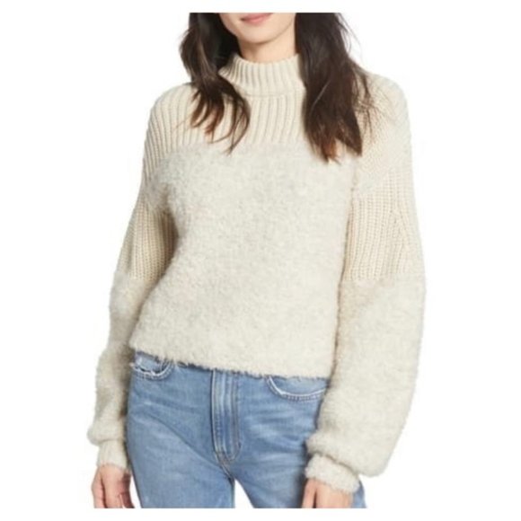 Rebecca Minkoff Sweaters - Rebecca Minkoff Chase fuzzy Balloon Sleeve Sweater